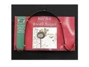 101007 Black Mail Box Wreath Hanger, 10 X 9 Inches