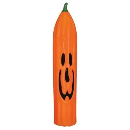Halloween Pumpkin Candle Lighted Blow Mold Decoration