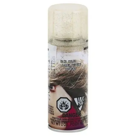 Fun Temporary Glitter Hair Color Spray - Sparkly Hairspray For Halloween And Parades