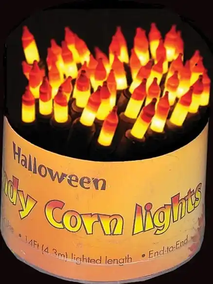661-16656f11 50 Light Candy Corn Light Set - 16.5‘ Length