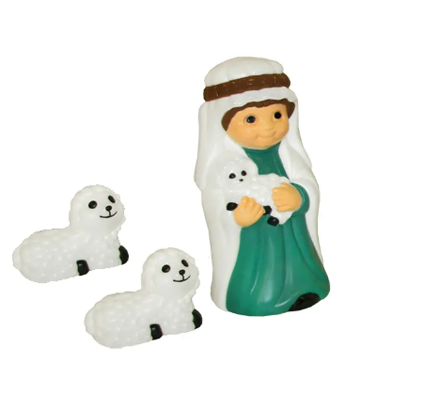 28-inch Child Shepherd With Two Sheep Nativity Set