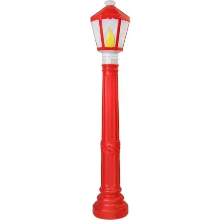 40" Red Lamp Post - General Foam Plastics 40" Blow Mold Model