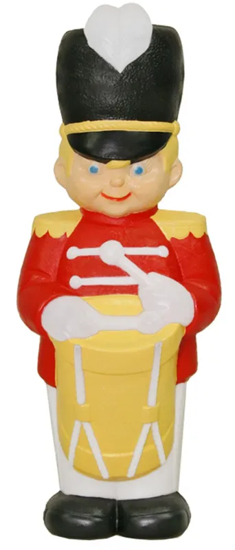 34 Inch Lighted Drummer Boy Christmas Blow Mold Outdoor Decoration