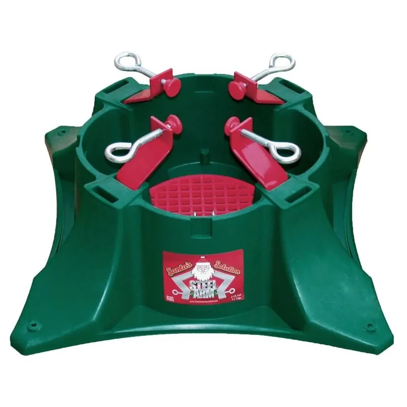 Steel-arm Plastic Tree Stand For Trees Up To 9 Feet With Centering System