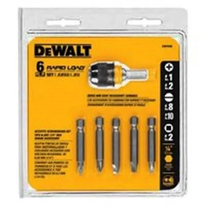 DW2506CS Screwdriver Bit Set - 6 Pieces