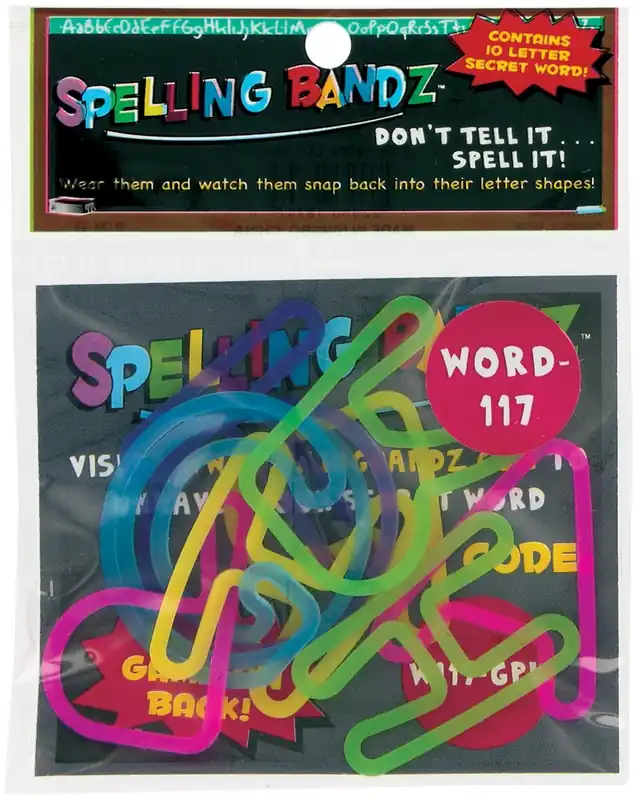 Wrist Band Bundle - Five 10-packs Of Colorful Word Game Bands