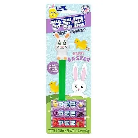 Easter Candy Dispenser With Assorted Fruit Flavors - 1.74 Oz