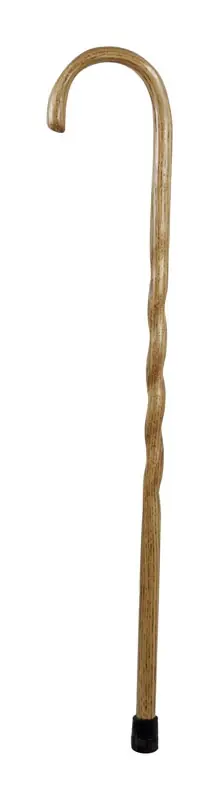 Brazos Walking Sticks 37 In. Brown Oak Walking Cane