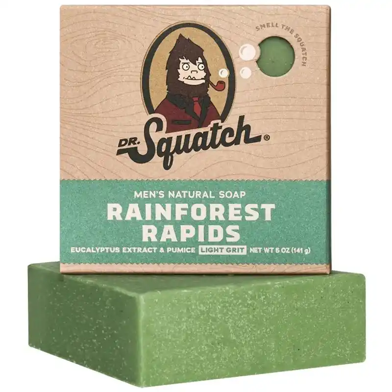 Dr. Squatch Rainforest Rapids Scent Bar Soap 5 Oz Model Wh-bar-rar-01