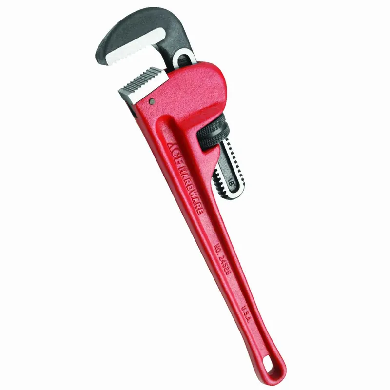 18 In. Heavy Duty Pipe Wrench With I-beam Handle And 2-1/2 In. Capacity