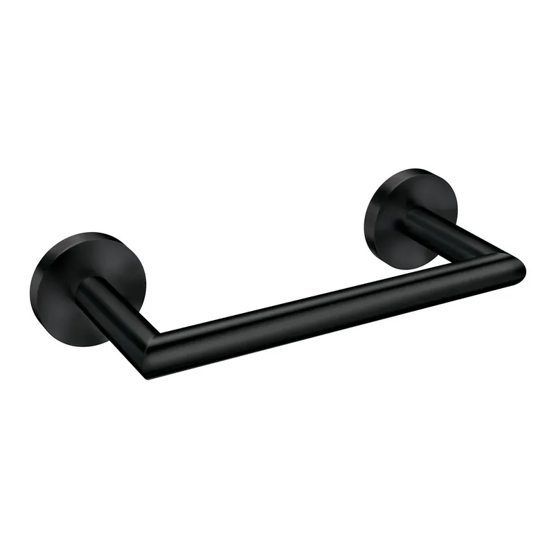 Arlys Matte Black Towel Bar 7.25 In. L Zinc With Concealed Screw Mounting
