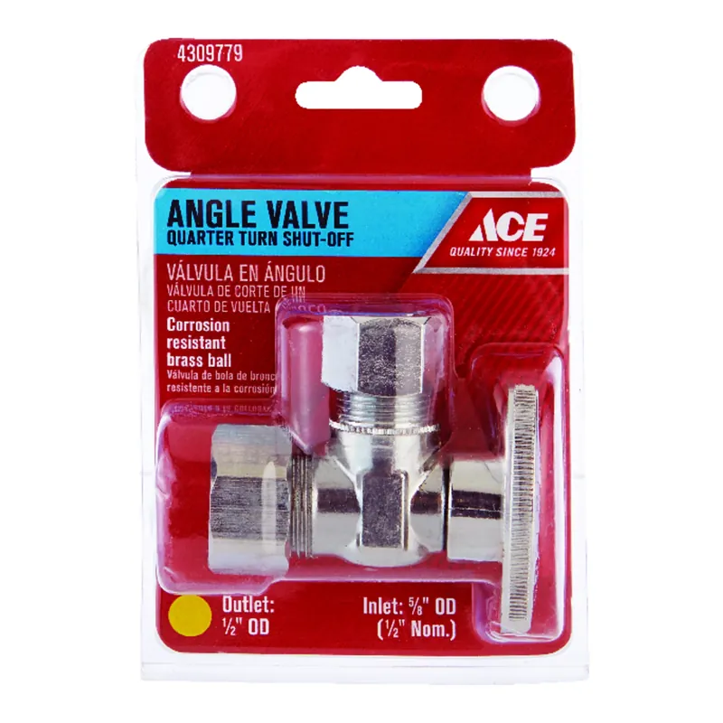 Compression Brass Shut-off Valve With PTFE Seats - Model Ace2624lf