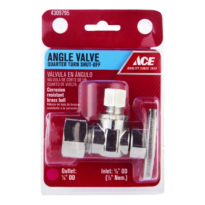 Compression Brass Shut-off Valve With PTFE Seats - Model Ace2626lf