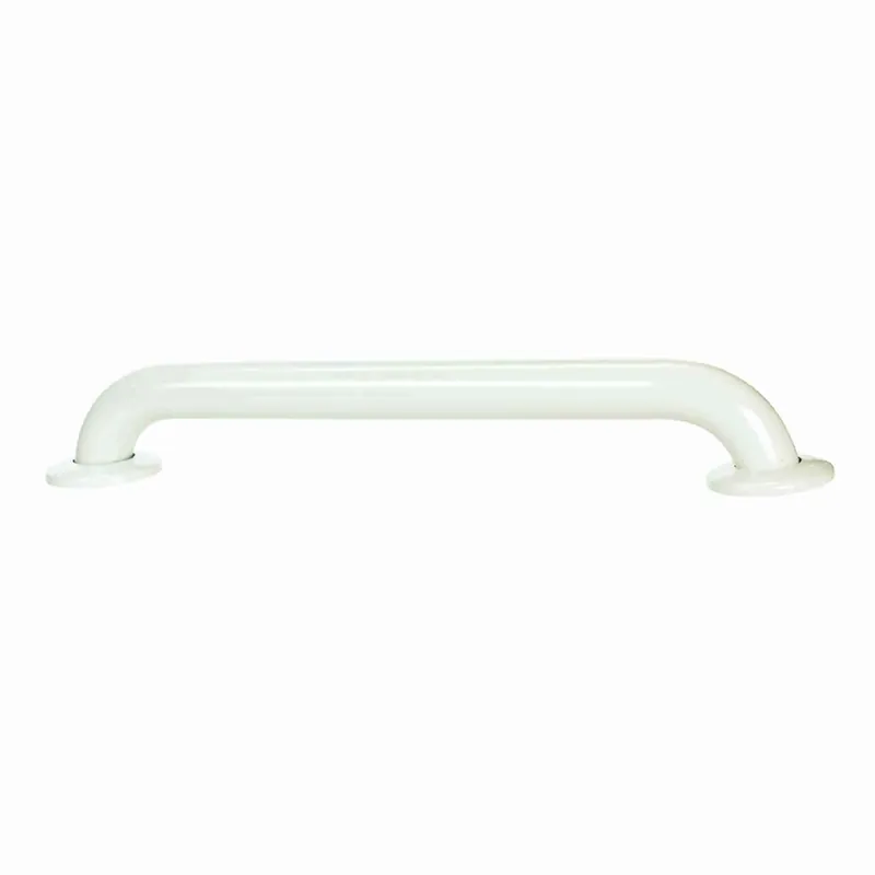 Bath Safety Grab Bar, Heavy-Duty White, 18-In.