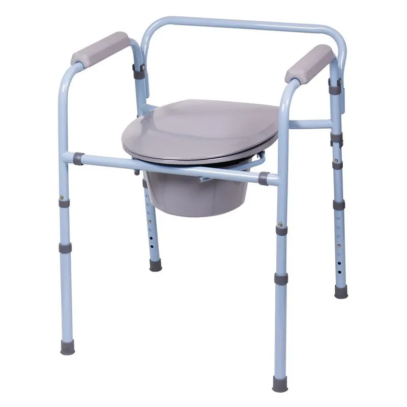 Deluxe Folding Commode