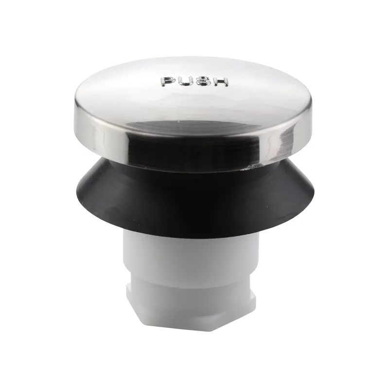 2 Inch Brushed Nickel Plastic Tub Drain Stopper For Easy Drain Protection