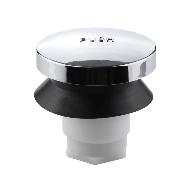 2 Inch Chrome Plastic Tub Stopper With Touch-toe Design For Easy Use