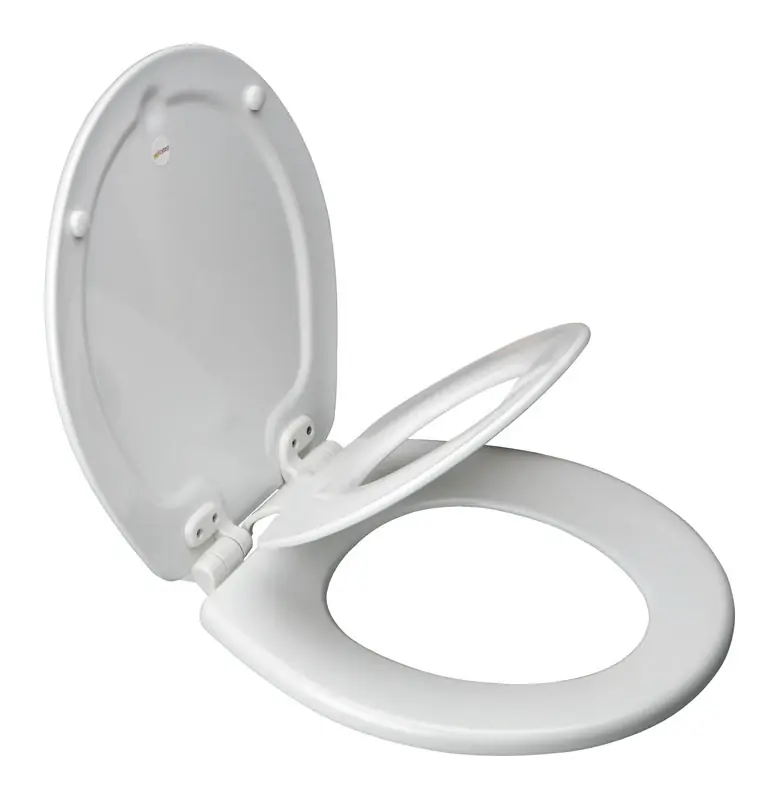 Round NextStep® Child/Adult Toilet Seat, Whisper-Close®, Easy-Clean & Change® Hinge, STA-TITE®, White