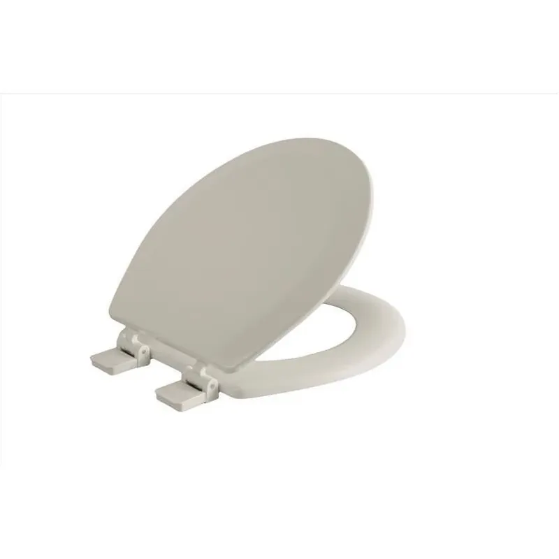 Oakbrook Laurel Bone Wood Round Toilet Seat – Classic Comfort