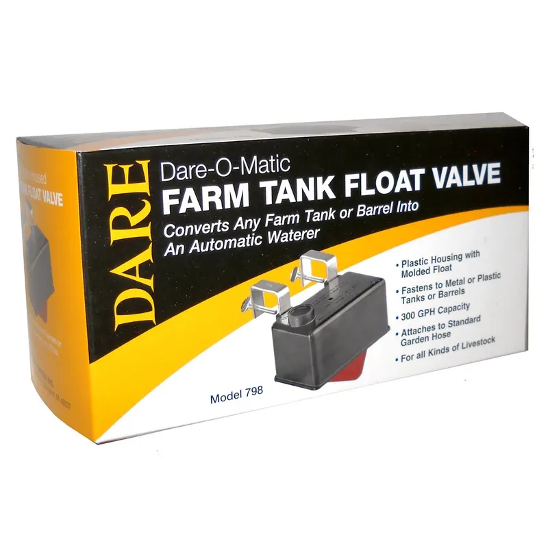 Farm Tank Float Valve, Plastic Housing, 300-GPH,