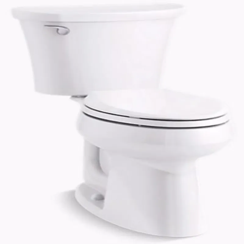 Cavata White Elongated Bowl 1.28 Gpf Complete Solution Toilet With Comfort Height