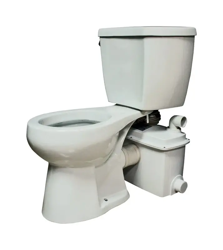 Powerflush Optima 1.28 Gpf Round Toilet With Grinder Pump