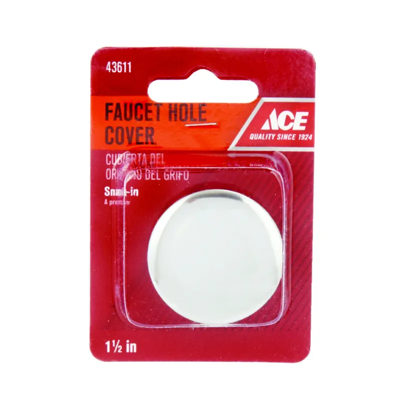 Ace Stainless Steel Faucet Hole Cover 1-1/2 In. Dia.