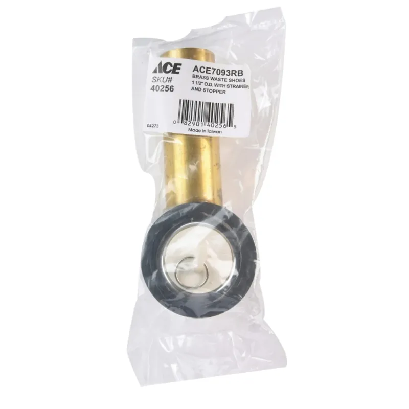 1-3/8 In. Diameter Chrome Shoe Assembly For Tub Waste And Overflow