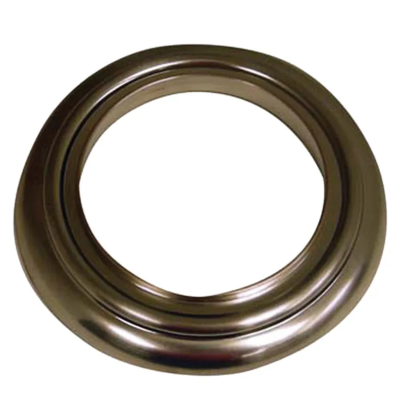 Universal Remodel Cover Plate - Decorative Tub Spout Ring In Brushed Nickel Finish