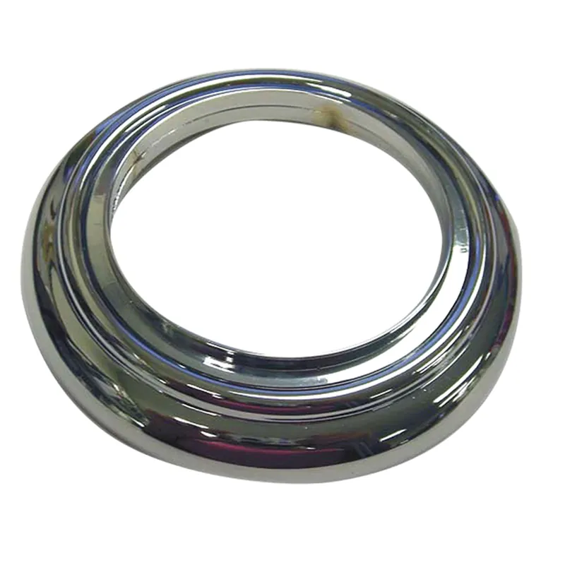 Universal Remodel Cover Plate - Durable Plastic With Chrome Finish For Tub Spouts
