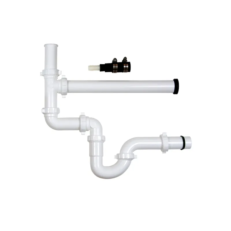 1-1/2 Inch D Polypropylene Garbage Disposal Installation Kit For Double Bowl Sinks