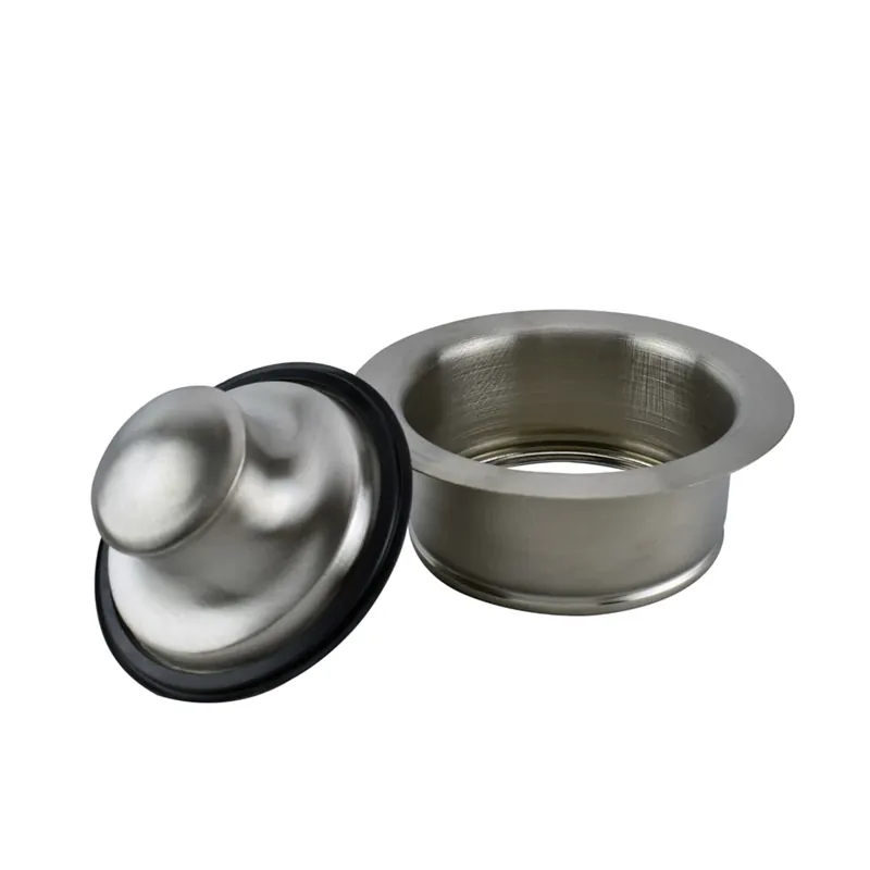 Brushed Nickel Stainless Steel Garbage Disposal Sink Flange 3-1/2 In.