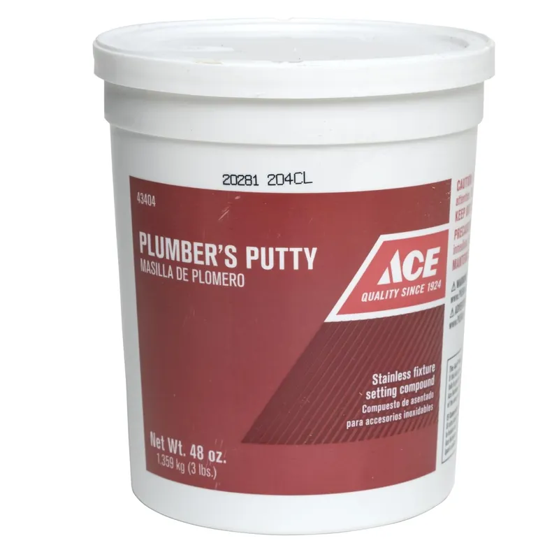 Plumber‘s Putty 3 Lb - Soft Sealing Compound For Plumbing Applications