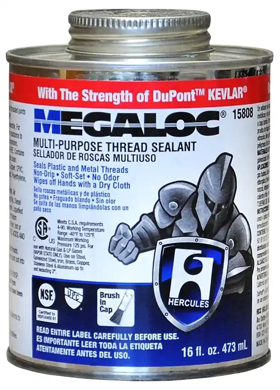 Hercules Megaloc Thread Sealant, 4 Oz.