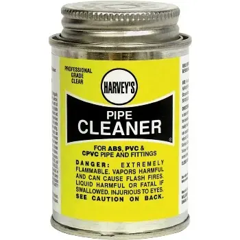 019110-24 All Purpose Clear Pipe Cleaner 8 Ounce For Abs, Cpvc, Pvc