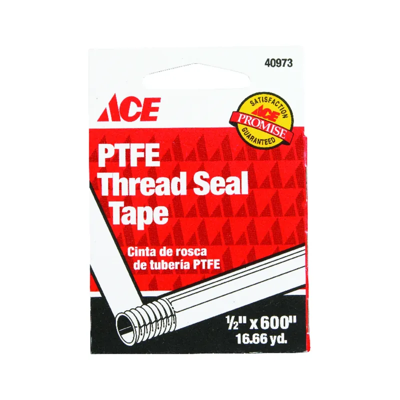 White 1/2 In. W X 600 In. L Thread Seal Tape For Plumbing