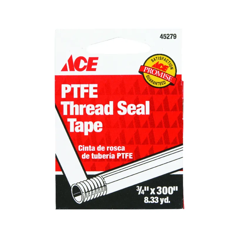 White 3/4 In. W X 300 In. L Thread Seal Tape For Plumbing Applications