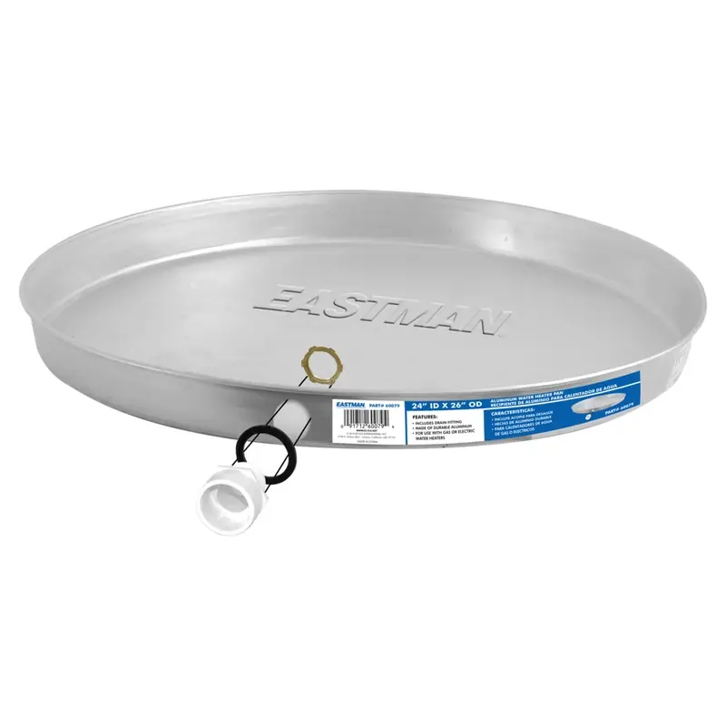 24 In. Aluminum Gas Water Heater Drain Pan Model 60079