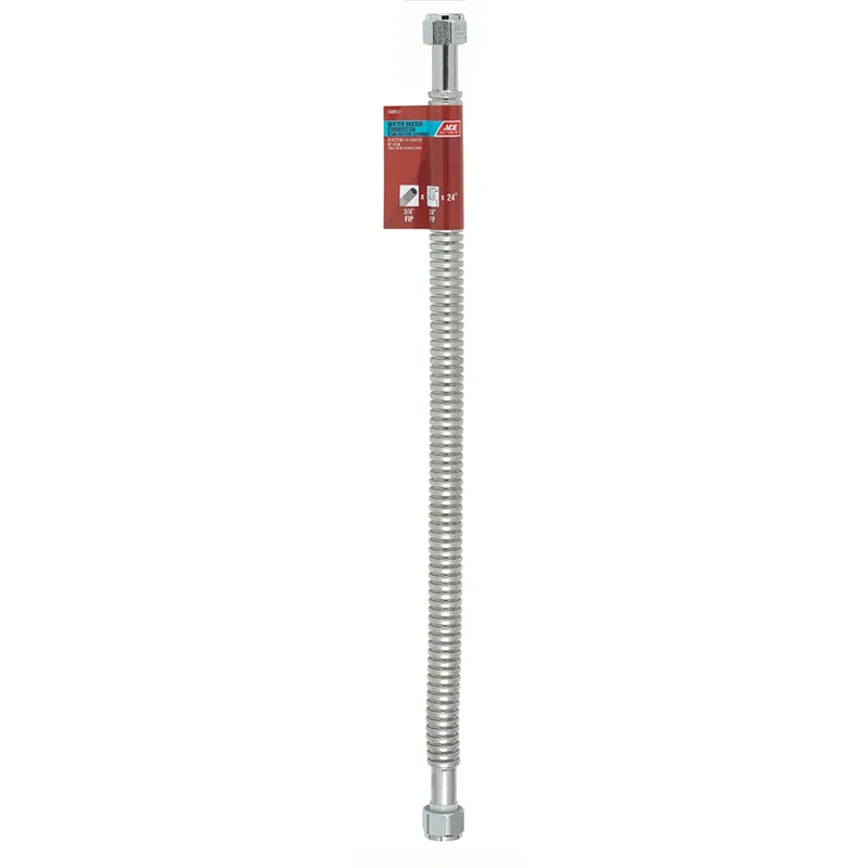 Ace 3/4 In. Fip X 3/4 In. D Fip 24 In. Corrugated Stainless Steel Water Heater Supply Line