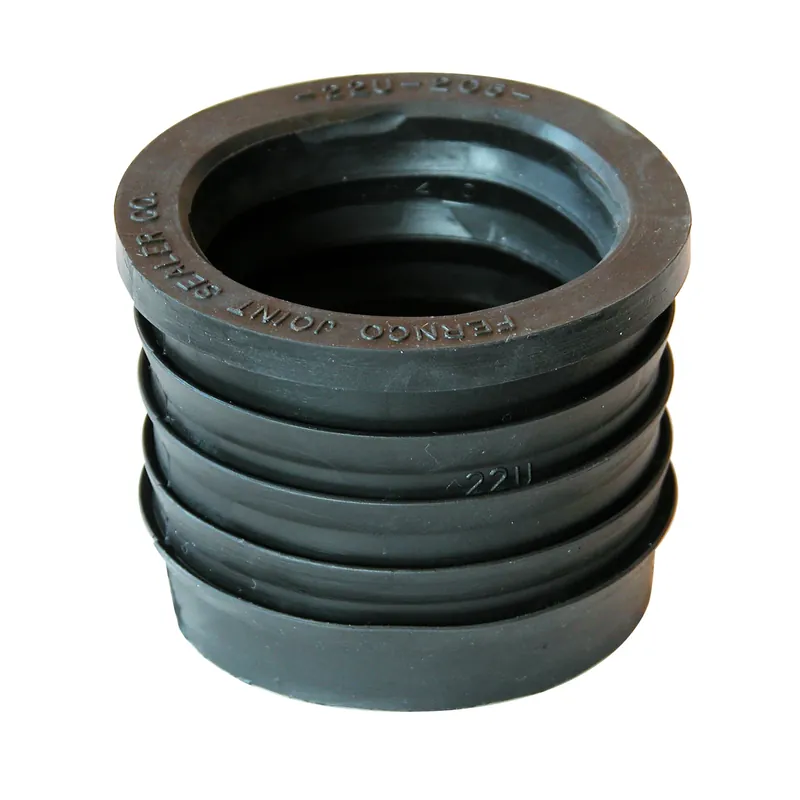 Fernco Schedule 40 2 In. Compression X 2 In. D Hub PVC 3 In. Donut Fitting 1 Pk