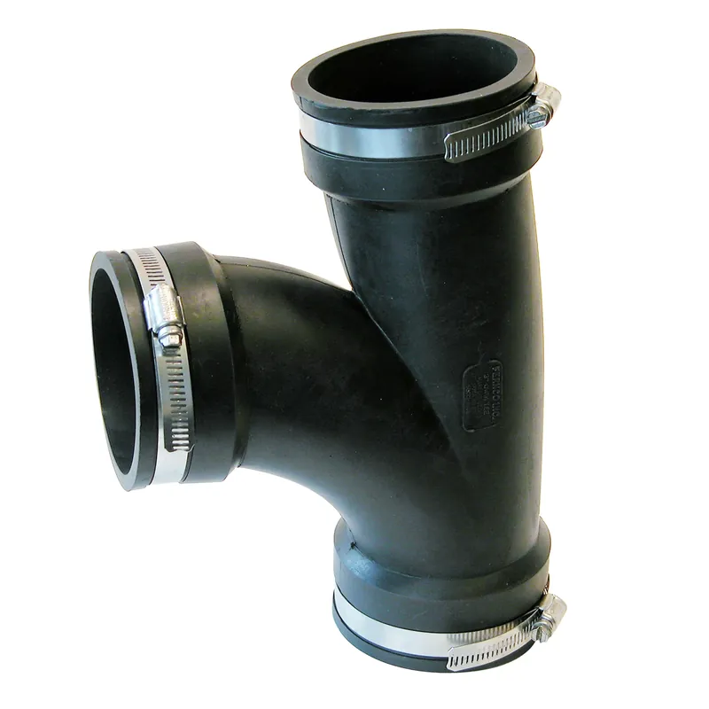 Fernco Schedule 40 3 In. Hub X 3 In. D Hub PVC 8 In. Tee 1 Pk