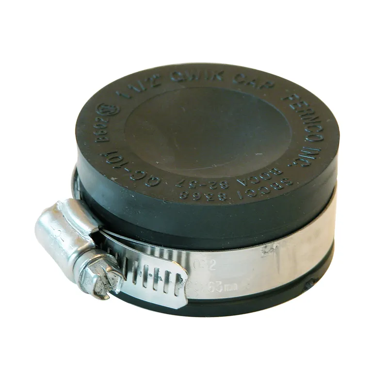 Fernco Schedule 40 1-1/2 In. Hub PVC 1-1/2 In. Drain Cap 1 Pk