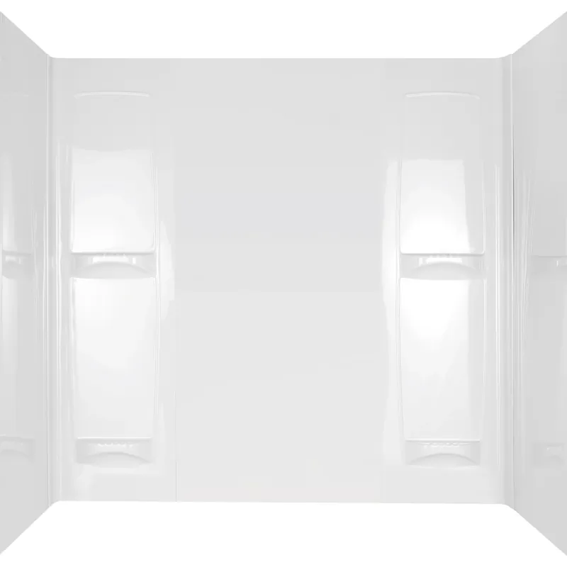 5-Pc. Pro-Series Easy-Up Adhesive Tub Surround, White, 32 X 60 X 57 In.