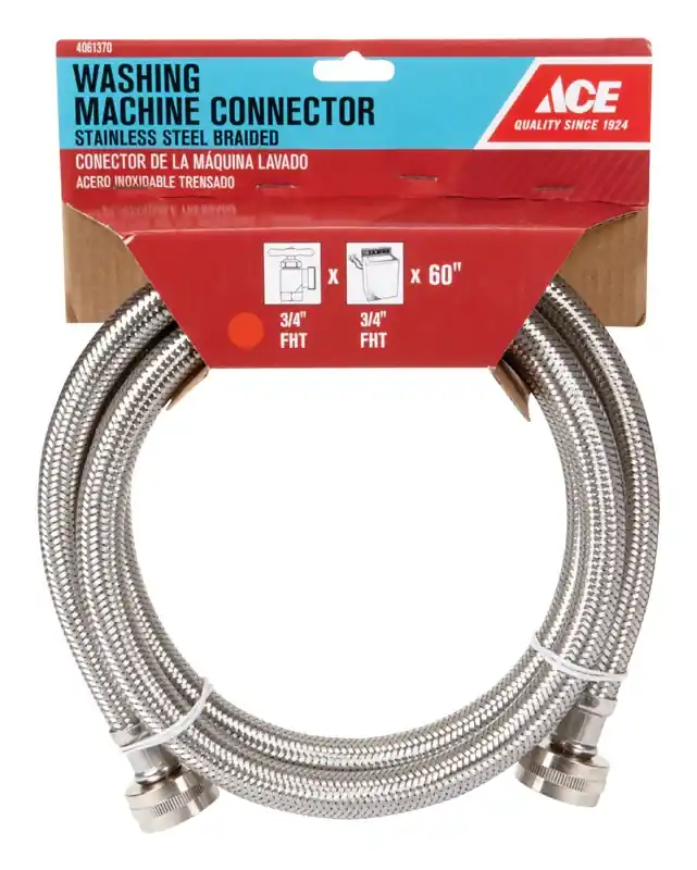 3/4 In. Fht X 3/4 In. D Fht 60 In. Brass Washing Machine Supply Line