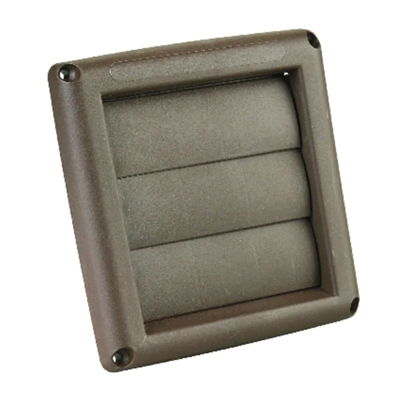 4 In. W X 4 In. L Brown Plastic Replacement Vent Hood