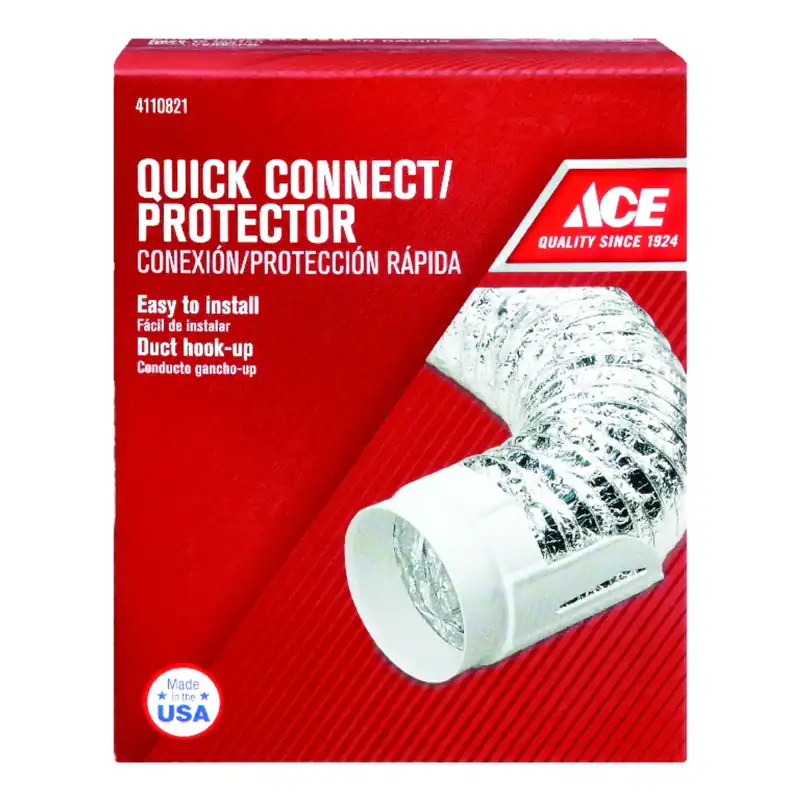 4 In. To 4 In. Duct Protector Plastic With Rubber Gasket