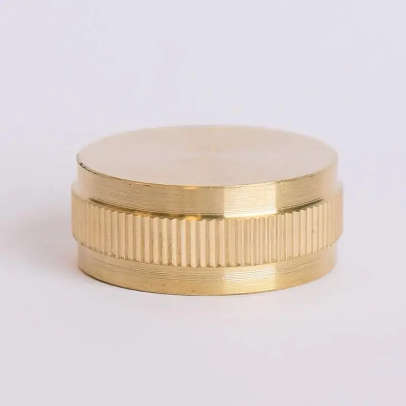 3/4 Inch Female Brass Hose Cap For Garden Hoses - Model 6jc126301511021