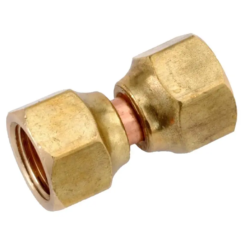 3/8 In. Female Flare X 3/8 In. Female Flare Brass Swivel Connector