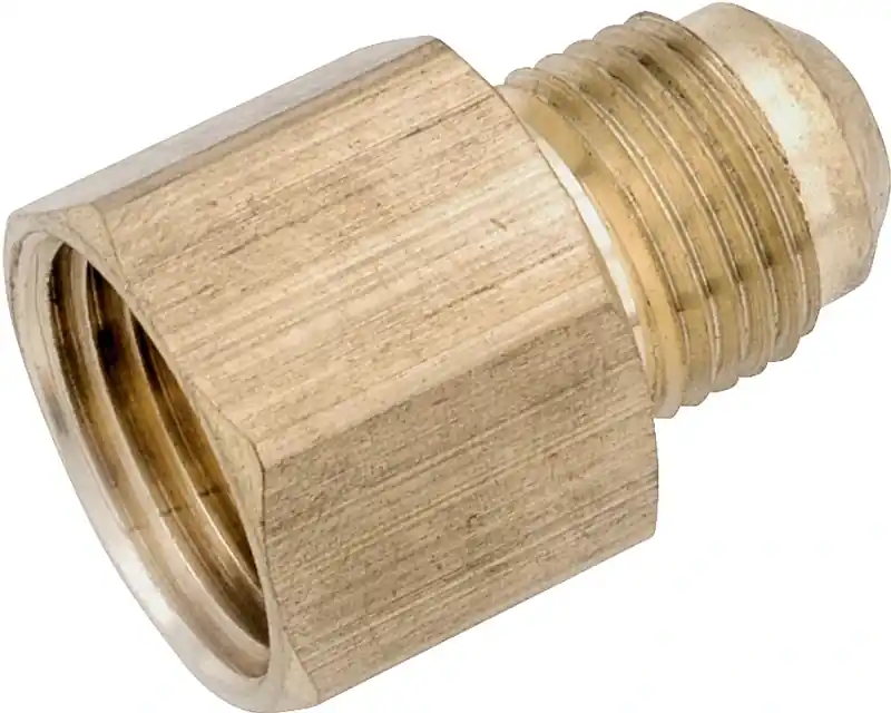 Pipe Fitting, Flare Connector, Lead Free Brass, 5/8 Flare X 3/4 In. FPT