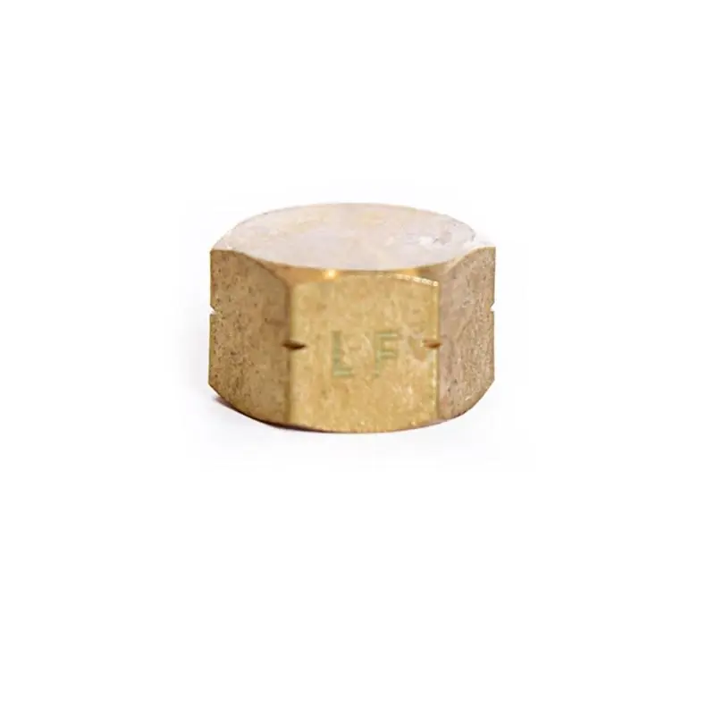 3/8 Inch Compression Brass Cap - Lead-free, Maximum Pressure 400 Psi, Ansi Certified